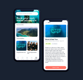 Book dives, courses and trips